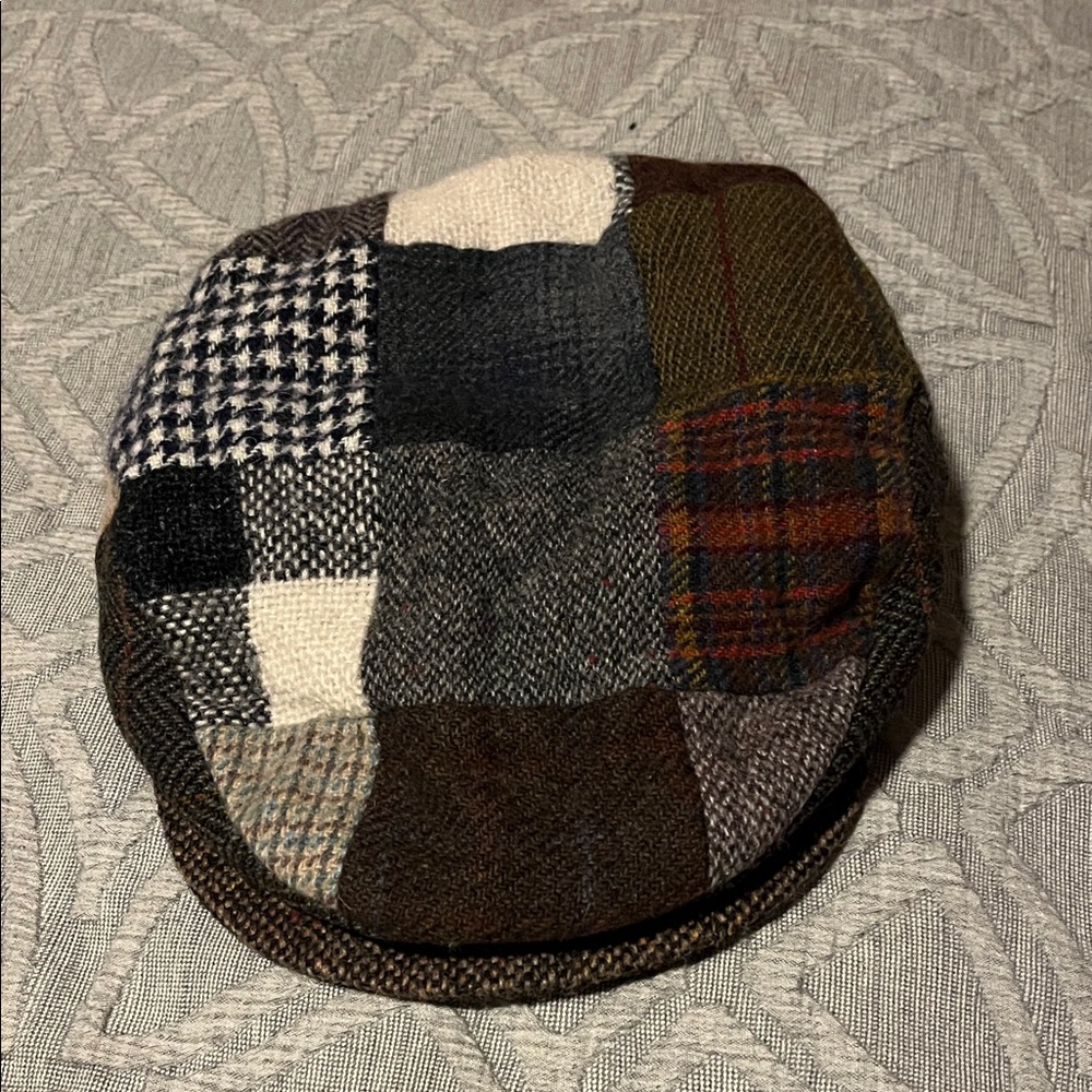 Patchwork Flat Cap From Ireland, , Small Size Wom… - image 1